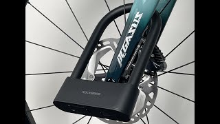 ROCKBROS Bike Lock SetUp Tutorial [upl. by Dyraj]