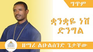 ቋንቋዬ ነሽ  ዘማሪ ልዑልሰገድ ጌታቸው  Quanquaye Nesh  Zemari Lulseged Getachew Lyrics [upl. by Stannfield344]