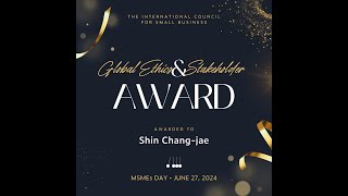 Global Ethics amp Stakeholder Commitment Award 1mp4 [upl. by Rabbaj]