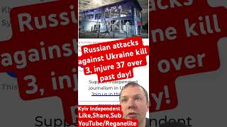 Russian attacks against Ukraine kill 3 injure 37 over past day news worldnews ukraine russia [upl. by Laroc]