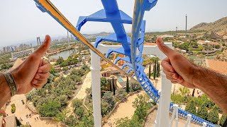 Titanide On Ride POV  Terra Mítica Benidorm [upl. by Gradeigh126]