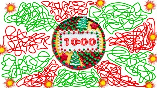 10 Minute Timer Bomb CHRISTMAS COOKIE 🎄🍪 [upl. by Donavon]