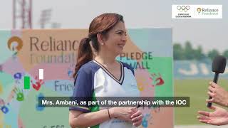 Mrs Nita M Ambani on the Importance of Education and Play for Children [upl. by Rehtse]