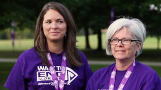 Fundraising for Walk to End Alzheimers [upl. by Eelah]