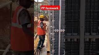 Pp formwork formwork construction shortsvideo [upl. by Lucia]