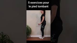 Exercices pour le pied tombant courte vidéo [upl. by Ahsar415]