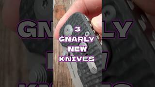 3 Gnarly New Knives edc shorts knife blade everydaycarry [upl. by Ensign]