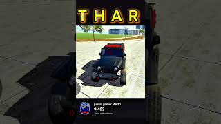 Thar modified in Indian bike driving 3d shorts video trending [upl. by Whit14]