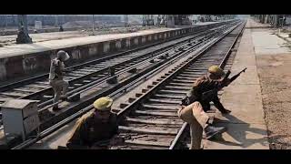 mock drill at railway station [upl. by Nosloc]