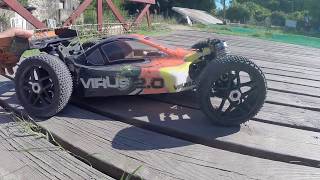 ANSMANN Racing VIRUS 20  Vintage Buggy 18ème Nitro [upl. by Colline]