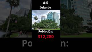 Las ciudades más pobladas de FLORIDA  USA en 2024 😎 florida jacksonville miami [upl. by Aneerbas]