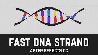 Advanced DNA Strand Animation Tutorial  T016 [upl. by Grimbald]