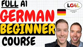 Learn German for Beginners  Full Course  German Course A1 for Beginners  Learn German for free [upl. by Naicad813]