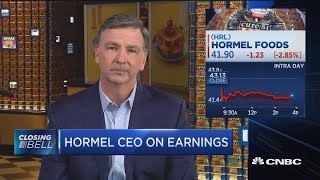 Hormel CEO We had our fourth consecutive record year of Spam sales [upl. by Nhaj]