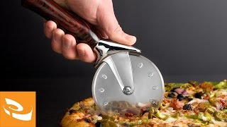 Premium Pizza Cutter Kit Woodturning Project [upl. by Azer]