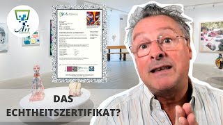 Wie erstellt man ein Echtheitszertifikat für Künstler [upl. by Lepley]