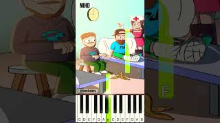 Meeting Timeout In Hospital With MrBeast and Dude Perfect ​⁠TheToonTubers  Piano Tutorial [upl. by Eiggam]