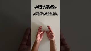 Sthira Mudra  quotSteady Gesturequot  Hand Gesture [upl. by Rivi]