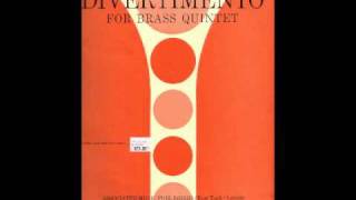 Karel Husa  Divertimento for Brass Quintet [upl. by Gusba]