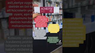 Acnelyse krem kullanım alanları acne acnelysekrem yaşlanmakarşıtı [upl. by Dez518]