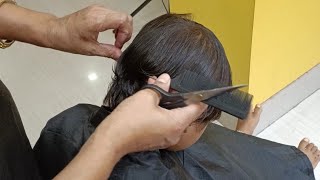 छोटी बच्ची के बालों में Baby hair cut कीस तरह से कांटेBarbie hair cutFor beginnerRoop Rang Bea [upl. by Happ75]