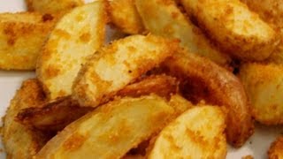 Kartoffelspalten selbst gemacht  einfach schnell und lecker  Schritt für Schritt Rezept  recipe [upl. by Dinerman661]