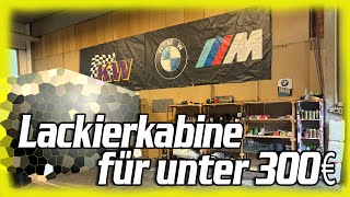 Low Budget Lackierkabine selber bauen HALLENUPDATE [upl. by Ion]