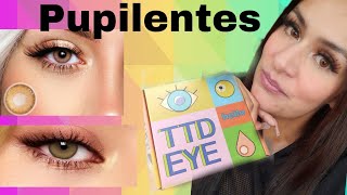 RESEÑA PUPILENTES Trinity Brown Nomi green TTDEYE [upl. by Eiruam]