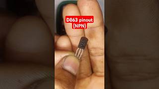 863 NPN TRANSISTOR PINOUT [upl. by Maffei57]