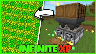 Minecraft Unlimited  XP Farm Glitch in Minecraft 12082 Bedrock  MCPEXboxPS4SwitchPC [upl. by Oralla]