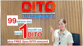 DITO SIMCARD AFFORDABLE LOAD PROMOS  PINAKAMURANG LOAD SA DITO SIM [upl. by Eillod]