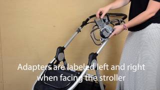 HowTo Install a Maxi Cosi Cybex and Nuna Car Seats on Bumbleride Indie or Speed Stroller [upl. by Kred768]