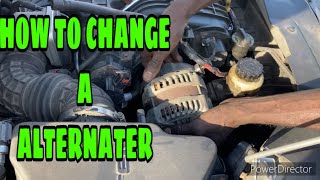 HOW TO REPLACE A ALTERNATOR ON CHRYSLER PACIFICA [upl. by Irrab]