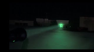 Acebeam L19 Green Beamshots 2200 Lumens [upl. by Adlee501]