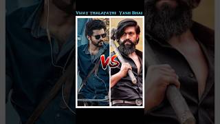 Vijay thalapathi 🥵 VS Rocky Bhai 💥 🤯  shorts vijaythalapathy yash rockybhai kgf3 [upl. by Pals]