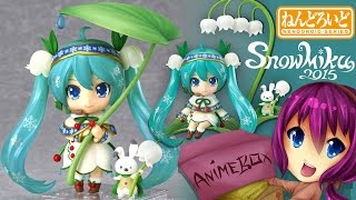 Figure Review Nendoroid Snow Miku 2015 Snow Bell Ver No 493 [upl. by Eivets743]