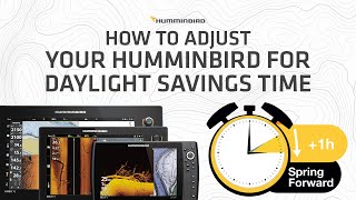 How to Adjust Your Humminbirds Time for Daylight Savings  HELIX SOLIX amp APEX [upl. by Thgiwed]