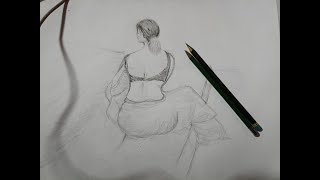 freehand sketching arts free hand sketching kaise banaye  human figure arts biggner kaise arts [upl. by Darwin]