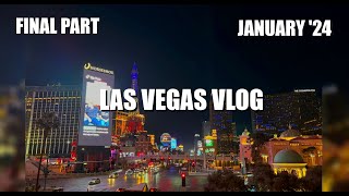 Las Vegas Vlog  Final Part  January 2024  Does my Luck Run Out [upl. by Tini26]