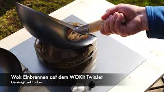 WOKit TwinJet  Wok Einbrennen [upl. by Odiug]