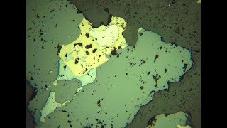 Sphalerite  ore microscope  Geology [upl. by Roque]