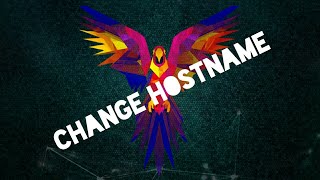 How to change hostname  Parrot OS [upl. by Levey439]