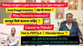 best colorectal surgeon in delhi  piles  Fissure  Fistula  pilonidal sinus  IBS  Ksharasutra [upl. by Hanshaw]