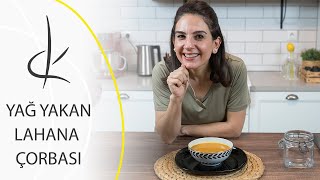 Yağ Yakan Lahana Çorbası I Dilara Koçak I Afiyetle Diyet [upl. by Claudell]