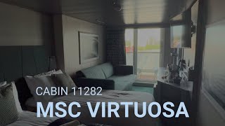 MSC VIRTUOSA  CABIN TOUR 11282 [upl. by Nirol895]