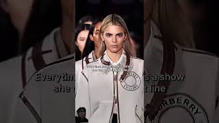 fashion model kendalljenner kendall catwalk fashionshow runway jenners shorts [upl. by Philippe]