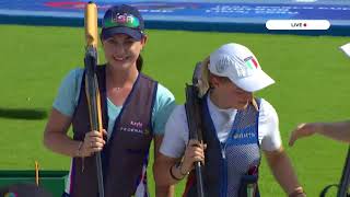 Final Trap Women – ISSF World Cup Shotgun Lima Peru 30032022 [upl. by Derfniw]