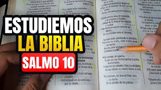 Cómo ESTUDIAR la BIBLIA correctamente Salmo 10 [upl. by Lehacim]