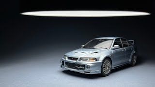 Mitsubishi Lancer Evolution VI  Tamiya 124  FULL BUILD [upl. by Akir]