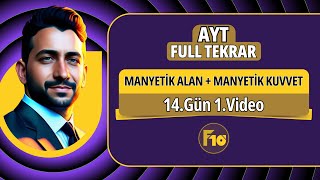 Bileşke manyetik alan ve manyetik kuvvet  14Gün 1Video [upl. by Erdnuaed]